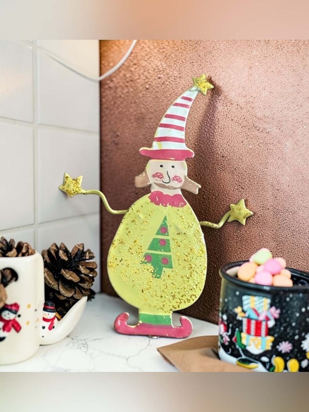 🎄Colorful Christmas Clown Elf Brooch